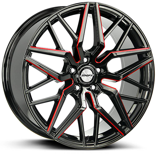 Shift Spring H33 Gloss Black Candy Red Milled - Part Number H33050035GBMLR Shift Spring H33 Gloss Black Candy Red Milled Photo