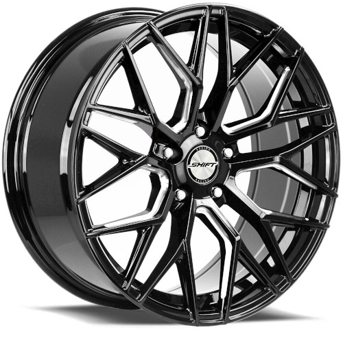 Shift Spring H33 Gloss Black W/ Milled Spokes - Part Number H33052035GBML Shift Spring H33 Gloss Black W/ Milled Spokes Photo