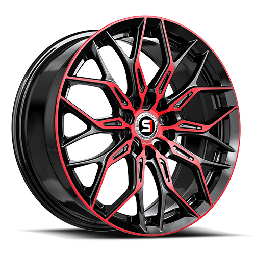 Spec-1 SP-57 Gloss Black With Red Machined Accents - Part Number SP-571883838BMR Spec-1 SP-57 Gloss Black With Red Machined Accents Photo
