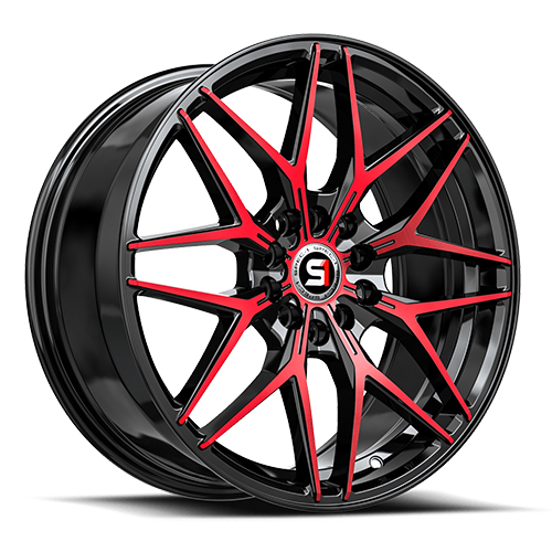 Spec-1 SP-60 Gloss Black With Red Machined Accents - Part Number SP-601883538BMR Spec-1 SP-60 Gloss Black With Red Machined Accents Photo