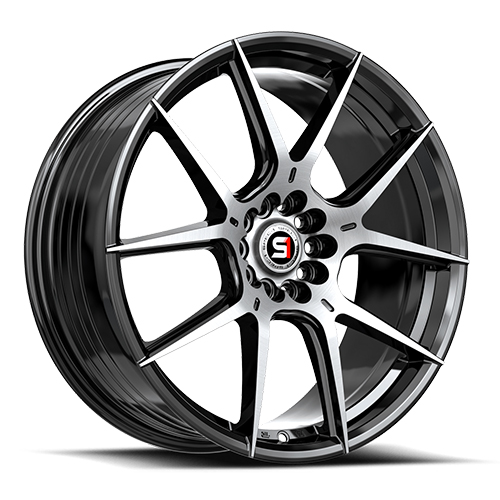 Spec-1 SP-71 Gloss Black Machined - Part Number SP-711782842BM Spec-1 SP-71 Gloss Black Machined Photo