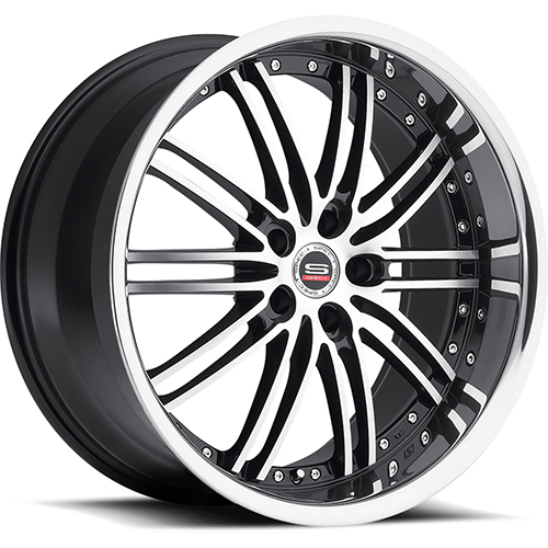 Spec-1 SP-7 Gloss Black Machined Stainless Lip - Part Number SP7S-20854020GBMSSL-DT51143 Spec-1 SP-7 Gloss Black Machined Stainless Lip Photo