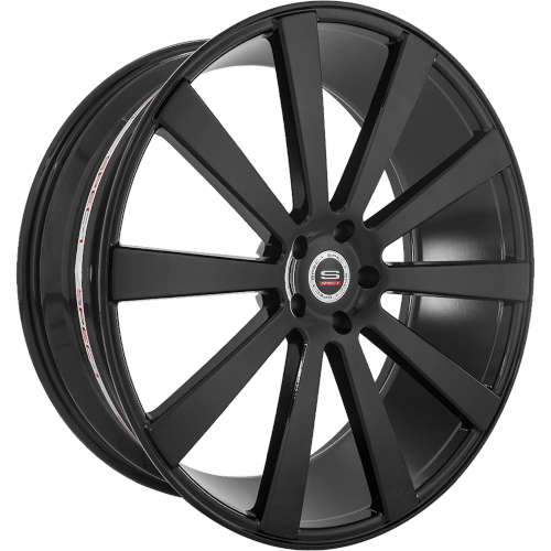 Spec-1 SPL-202 Gloss Black - Part Number SPL202201054020GB-DT-5X115 Spec-1 SPL-202 Gloss Black Photo
