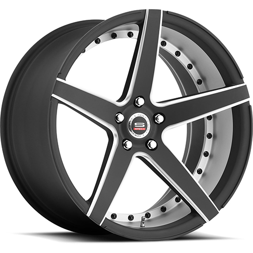 Spec-1 SPM-76 Matte Black Machined - Part Number SPM76Y201051635GBMWBR Spec-1 SPM-76 Matte Black Machined Photo