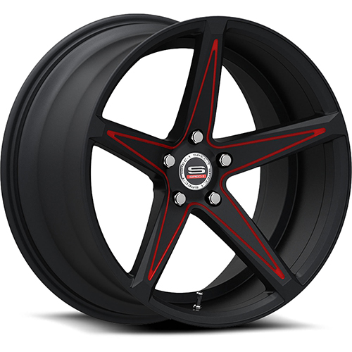 Spec-1 SPM-78 Gloss Black W/ Red Accents - Part Number SPM78Y201051838GBMR Spec-1 SPM-78 Gloss Black W/ Red Accents Photo