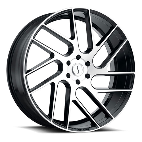Status Juggernaut Gloss Black Machined - Part Number 2610JGR156140F12 Status Juggernaut Gloss Black Machined Photo
