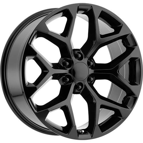 Strada OE Replica Snowflake R176 Gloss Black - Part Number R176-263931GB Strada OE Replica Snowflake R176 Gloss Black Photo