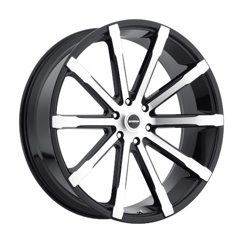 Strada Osso S48 Gloss Black Machined - Part Number S48451515GBM Strada Osso S48 Gloss Black Machined Photo