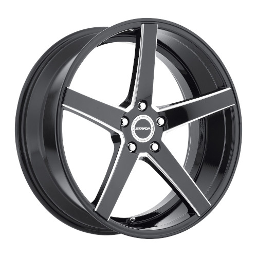 Strada Perfetto S35 Gloss Black Milled - Part Number S35652015GBML Strada Perfetto S35 Gloss Black Milled Photo