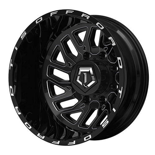 TIS Offroad 544 Dually Rear Outer Black Milled - Part Number 544BM-28281RO1S TIS Offroad 544 Dually Rear Outer Black Milled Photo