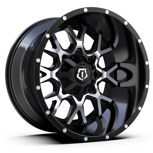 TIS Offroad 549MB Gloss Black Machined Face - Part Number 549MB-2106819 TIS Offroad 549MB Gloss Black Machined Face Photo