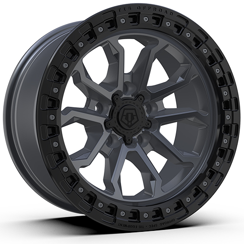 TIS Offroad 556AB Anthracite W/ Black Ring - Part Number 556AB-7908512 TIS Offroad 556AB Anthracite W/ Black Ring Photo