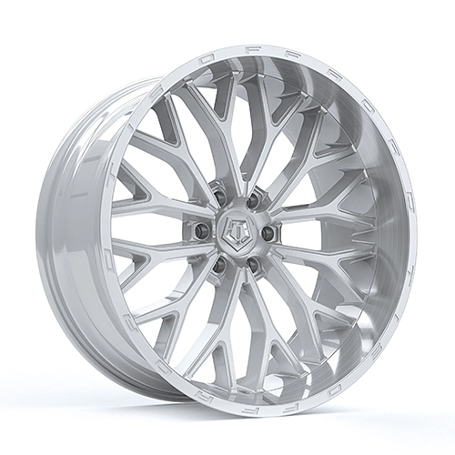 TIS Offroad 565BSM Brushed Silver With Milled Accents - Part Number 565BSM-2226344 TIS Offroad 565BSM Brushed Silver With Milled Accents Photo
