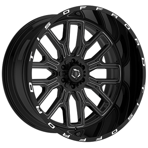 TIS Offroad 560BM Gloss Black W/ Milled Accents - Part Number 560BM-2108119 TIS Offroad 560BM Gloss Black W/ Milled Accents Photo