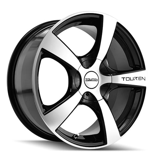 Touren TR9 3190 Gloss Black Machined - Part Number 3190-7701M Touren TR9 3190 Gloss Black Machined Photo