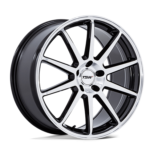 TSW Canard TW004 Gloss Black With Machined Face - Part Number TW004BD19951220 TSW Canard TW004 Gloss Black With Machined Face Photo