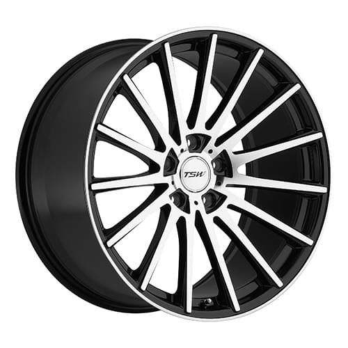 TSW Chicane Gloss Black W/ Mirror Face - Part Number 1885CHC355100B72 TSW Chicane Gloss Black W/ Mirror Face Photo