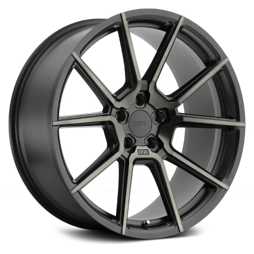 TSW Chrono Matte Black W/ Machined Dark Tint - Part Number 2111CRN305120M76 TSW Chrono Matte Black W/ Machined Dark Tint Photo