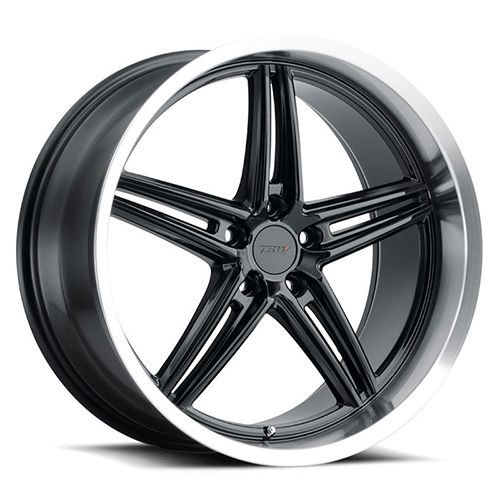 TSW Variante Gloss Black W/ Machined Lip - Part Number 1885VRT425112B66 TSW Variante Gloss Black W/ Machined Lip Photo