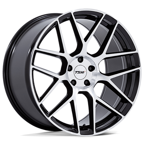 TSW Lasarthe TW002 Gloss Black Machined - Part Number TW002BD17801240 TSW Lasarthe TW002 Gloss Black Machined Photo