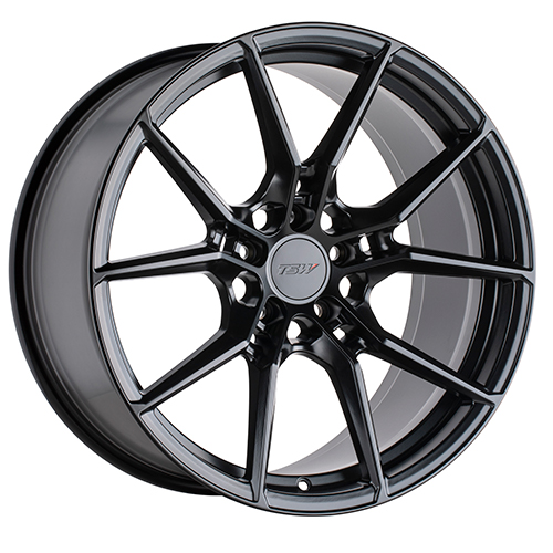 TSW Neptune Semi Gloss Black - Part Number 1895NPT395114B76 TSW Neptune Semi Gloss Black Photo