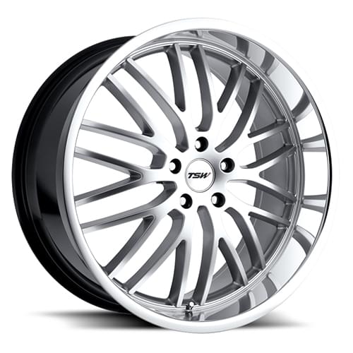 TSW Snetterton Hyper Silver W/ Mirror Lip - Part Number 1780SNT405114S76 TSW Snetterton Hyper Silver W/ Mirror Lip Photo