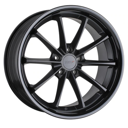 TSW Sweep Matte Black W/ Gloss Black Lip - Part Number 1885SWP325112B66 TSW Sweep Matte Black W/ Gloss Black Lip Photo