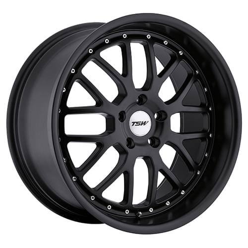 TSW Valencia Matte Black - Part Number 2085VAL405114M76 TSW Valencia Matte Black Photo