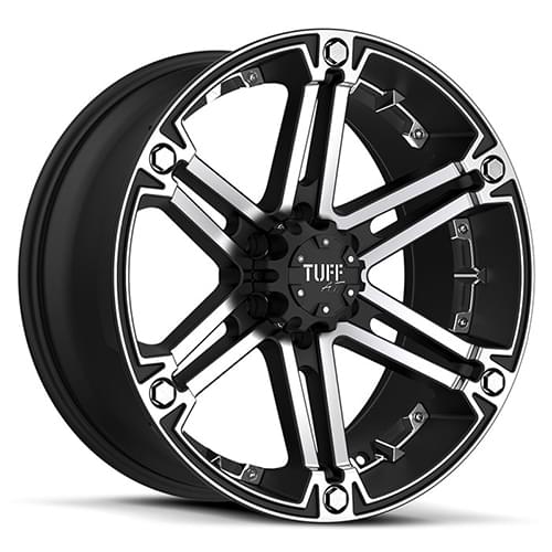 Tuff T01 Black W/ Machined Face & Chrome Inserts - Part Number 2090T01-35D47F78C Tuff T01 Black W/ Machined Face & Chrome Inserts Photo