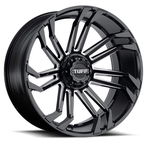 Tuff T21 Gloss Black Milled - Part Number 2212T21-56140B12 Tuff T21 Gloss Black Milled Photo