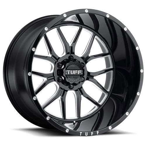 Tuff T23 Gloss Black Milled & Dimples - Part Number 2010T23-96114B06 Tuff T23 Gloss Black Milled & Dimples Photo