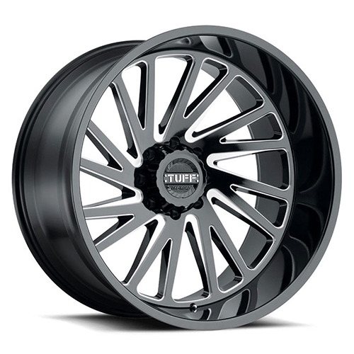 Tuff T2A Gloss Black Milled - Part Number 2414T2A-28180B25L Tuff T2A Gloss Black Milled Photo