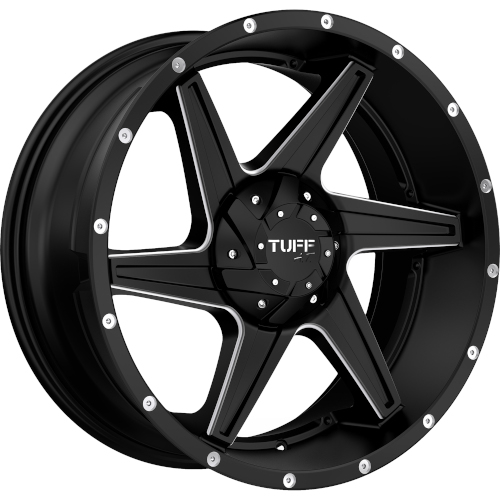 Tuff T11 Satin Black Milled - Part Number 2090T11105D50M87 Tuff T11 Satin Black Milled Photo