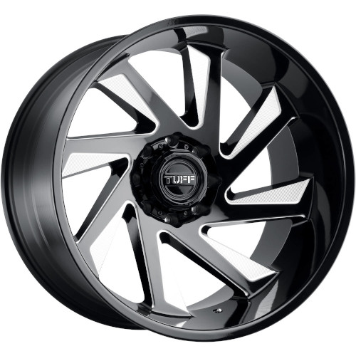 Tuff T1B Gloss Black Milled Right - Part Number 2414T1B-25127B71R Tuff T1B Gloss Black Milled Right Photo