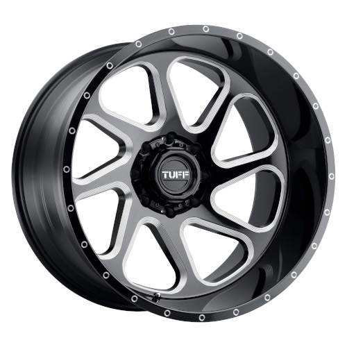 Tuff T2B Gloss Black Milled Left - Part Number 2614T2B-26140B12L Tuff T2B Gloss Black Milled Left Photo