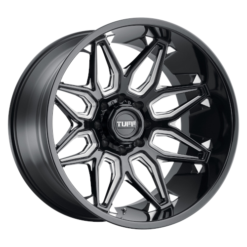 Tuff T3B Gloss Black Milled - Part Number 2212T3B-55127B71 Tuff T3B Gloss Black Milled Photo