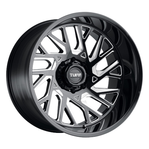 Tuff T4B Gloss Black Milled Left - Part Number 2614T4B-28165B25L Tuff T4B Gloss Black Milled Left Photo