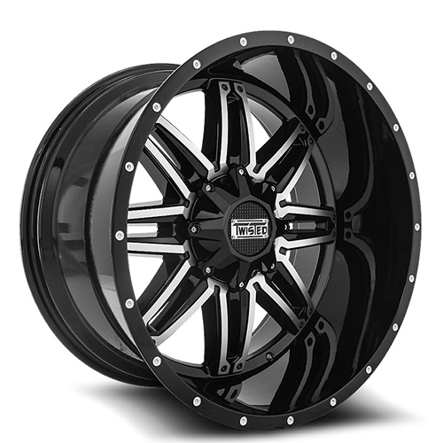 Twisted Offroad Billet T-25 Black Milled - Part Number T-25221261351397-44BM Twisted Offroad Billet T-25 Black Milled Photo