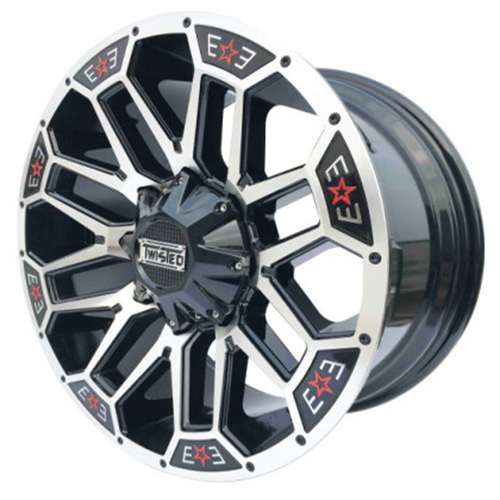Twisted Offroad Ranger T-27 Black Machined - Part Number T-26209061351397+12GBM Twisted Offroad Ranger T-27 Black Machined Photo