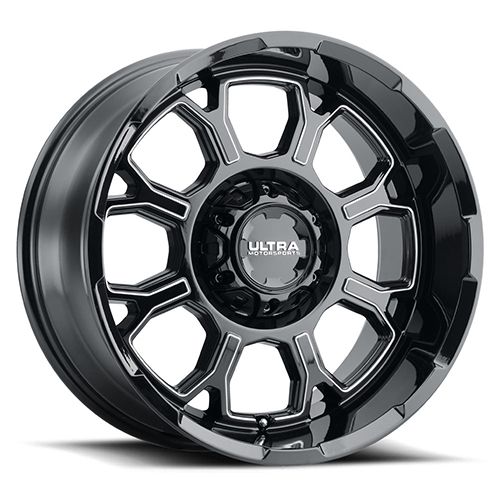 Ultra Commander 124BM Gloss Black W/ Milled Accents & Clear Coat - Part Number 124-8935BM+18 Ultra Commander 124BM Gloss Black W/ Milled Accents & Clear Coat Photo