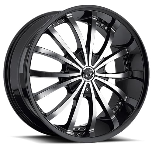 VCT Mancini V63 Black Machined - Part Number V63-209105115120+15BM VCT Mancini V63 Black Machined Photo