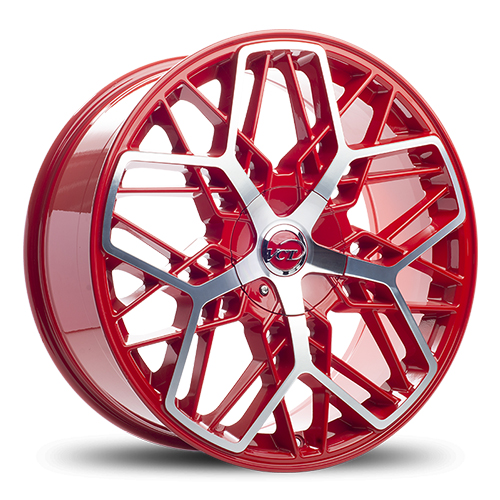 VCT Phoenix Candy Red W/ Machined Spoke Face - Part Number PHX-208551520+40CRM VCT Phoenix Candy Red W/ Machined Spoke Face Photo