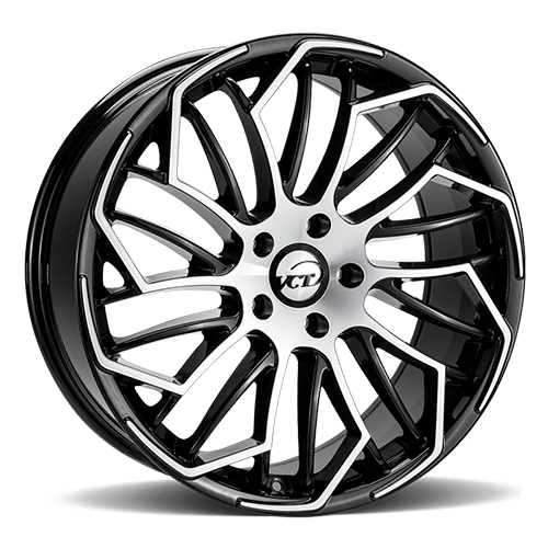 VCT Slider Black W/ Machined Spokes - Part Number SLD-249639+24BM VCT Slider Black W/ Machined Spokes Photo