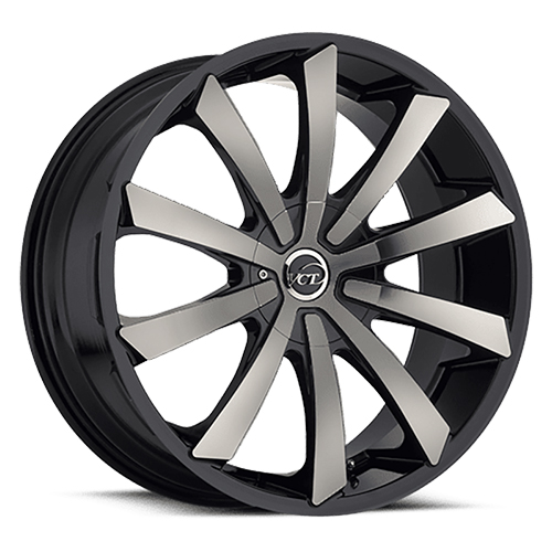 VCT V48 Black W/ Machined Tinted Face - Part Number V48-2285105115120+38TBM VCT V48 Black W/ Machined Tinted Face Photo