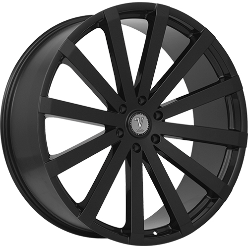 Velocity Wheel VW12 Black - Part Number VW12-24972-25B Velocity Wheel VW12 Black Photo