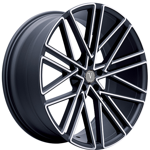Velocity Wheel VW28 Black Machined - Part Number VW28-2865BM Velocity Wheel VW28 Black Machined Photo