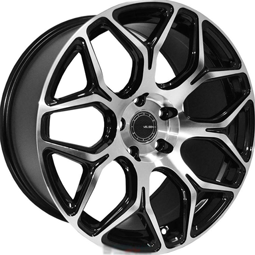 Velsen V465 Black Machined - Part Number V465775544+38BM Velsen V465 Black Machined Photo