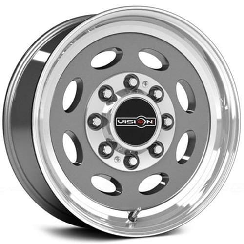 Vision Offroad Heavy Hauler 81 Gunmetal W/ Machined - Part Number 81B-9781GML0NR Vision Offroad Heavy Hauler 81 Gunmetal W/ Machined Photo