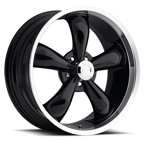 Vision Legend 5 VI142 Black W Machined Lip - Part Number 142-7765GB6 Vision Legend 5 VI142 Black W Machined Lip Photo