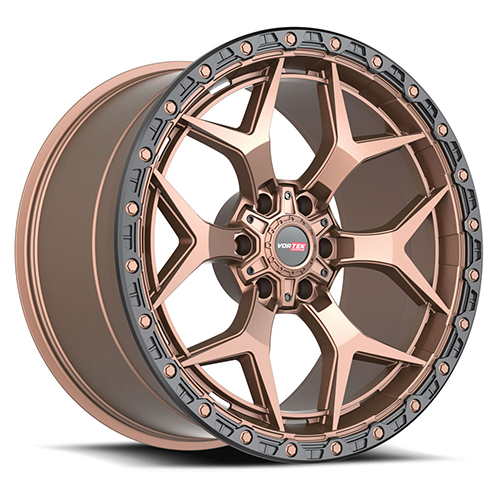 Vortek Offroad Titan VRT-603 Matte Bronze W/ Black Bead Ring - Part Number 603209570MBR Vortek Offroad Titan VRT-603 Matte Bronze W/ Black Bead Ring Photo